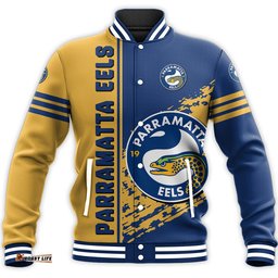 Parramatta Eels Baseball Jacket Quarter Style - NRL