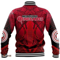 Melbourne Renegades Indigenous Aboriginal Cricket Baseball Jacket
