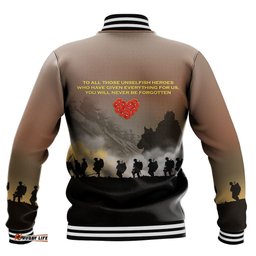Vibe Hoodie Clothing - Anzac Day Keep The Spirit Alive Baseball Jacket