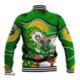 Raiders Mascot NRL Baseball Jacket NAIDOC