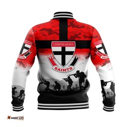 Ltyentye Apurte ANZAC Baseball Jacket Simple Style - Saints