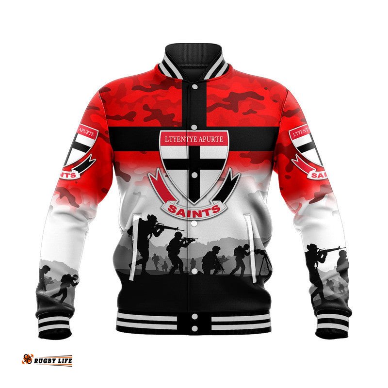 Ltyentye Apurte ANZAC Baseball Jacket Simple Style - Saints