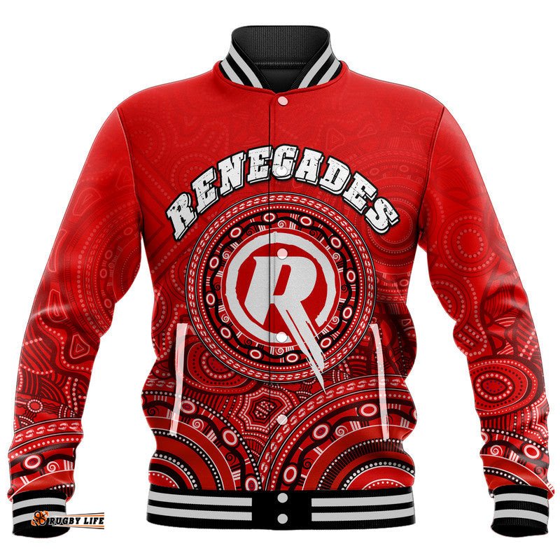 Melbourne Renegades Indigenous Aboriginal Arts Baseball Jacket