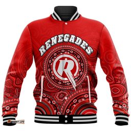 Melbourne Renegades Indigenous Aboriginal Arts Baseball Jacket