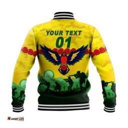 Custom Personalised MacDonnell Districts ANZAC Baseball Jacket Simple Style