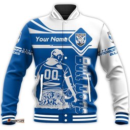 Canterbury-Bankstown Bulldogs Baseball Jacket Personalized Pentagon Style- NRL