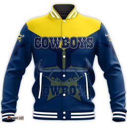 North Queensland Cowboys Baseball Jacket Drinking style - NRL