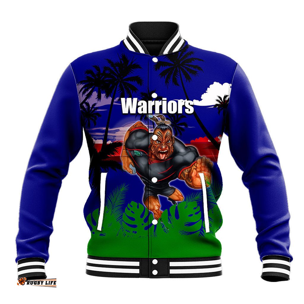 NRL Warriors Baseball Jacket Summer Vibe Style