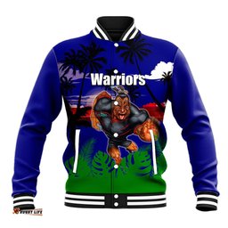 NRL Warriors Baseball Jacket Summer Vibe Style