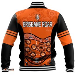 Brisbane Roar Soccer Baseball Jacket Aboriginal