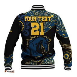 Custom Text And Number Brumbies Rugby Union Baseball Jacket Australia indigenous Aboriginal