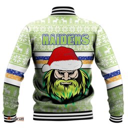 Vibe Hoodie Clothing - Canberra Raiders Christmas Baseball Jackets