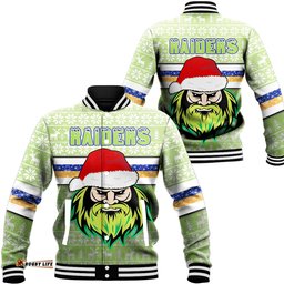 Vibe Hoodie Clothing - Canberra Raiders Christmas Baseball Jackets