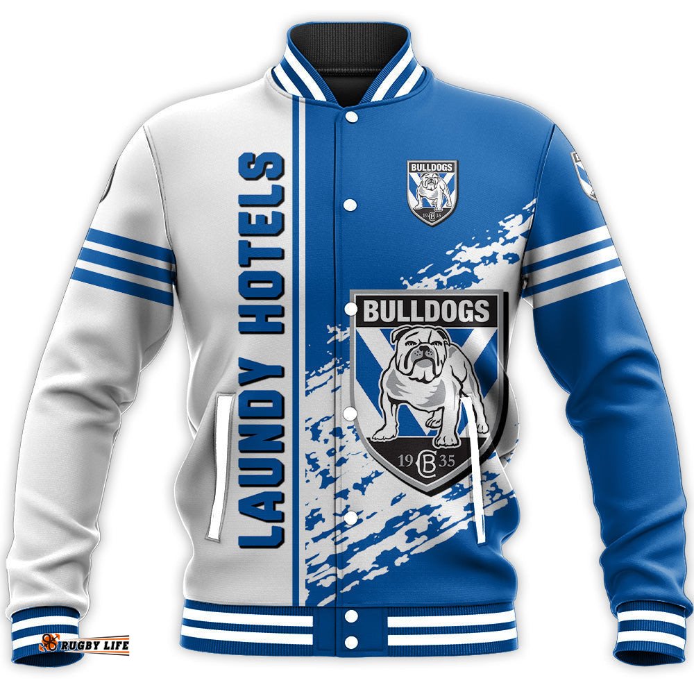 Canterbury-Bankstown Bulldogs Baseball Jacket Quarter Style - NRL