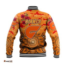 Greater Western Sydney Giants ANZAC Baseball Jacket Indigenous Vibes
