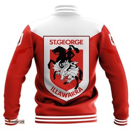 St. George Illawarra Dragons Baseball Jacket Drinking style - NRL