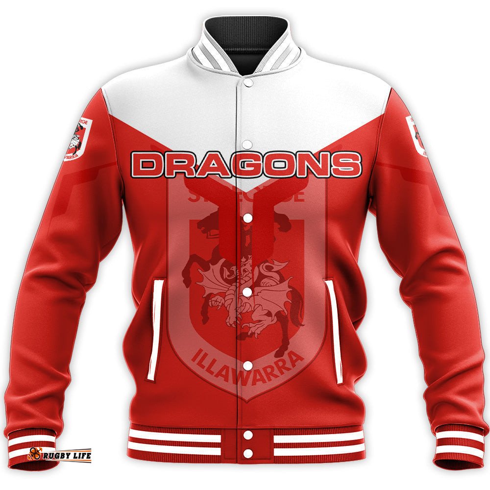 St. George Illawarra Dragons Baseball Jacket Drinking style - NRL