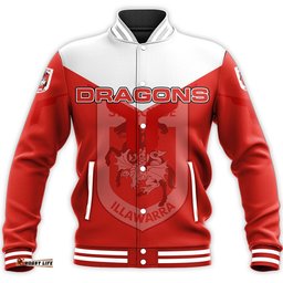 St. George Illawarra Dragons Baseball Jacket Drinking style - NRL