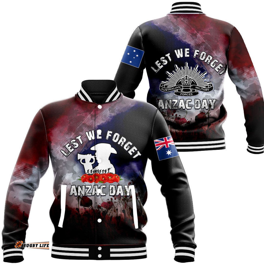Vibe Hoodie Clothing - Anzac Day The Australian Army Baseball Jacket
