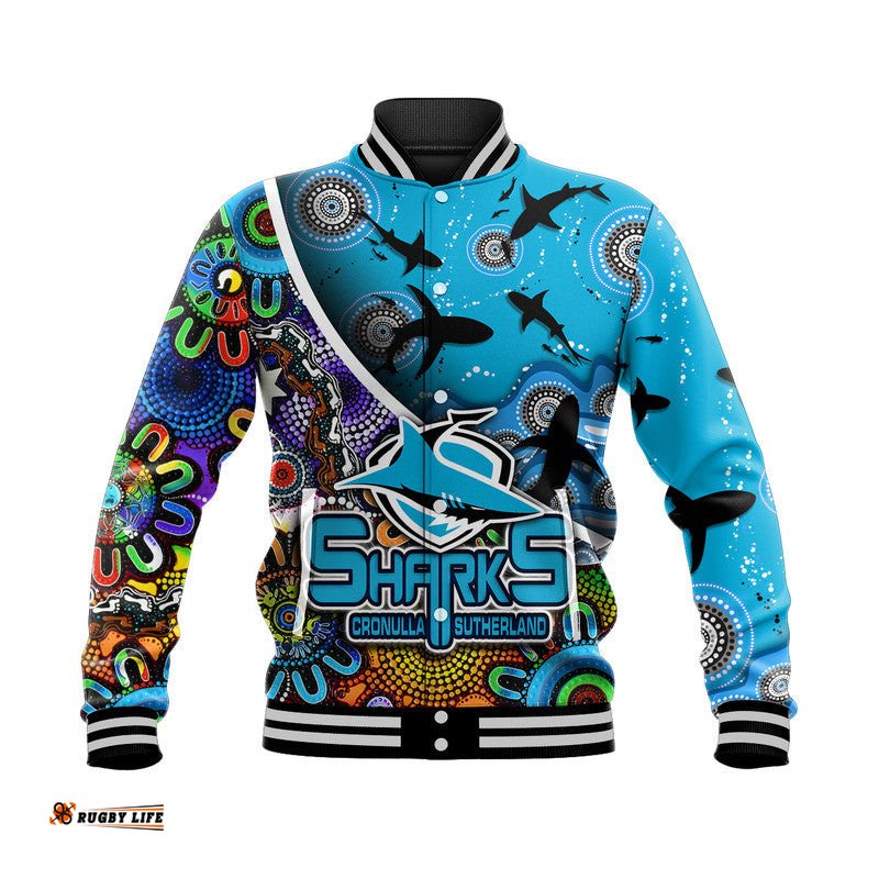 Cronulla Sutherland Baseball Jacket Sharks Indigenous Aboriginal