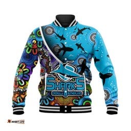 Cronulla Sutherland Baseball Jacket Sharks Indigenous Aboriginal