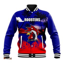 NRL Roosters Baseball Jacket Summer Vibe Style