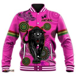 Panthers Baseball Jacket Aboriginal with Lizard
