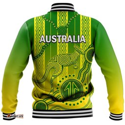 Australia Soccer Baseball Jacket Go Aussie Socceroos With Kangaroo