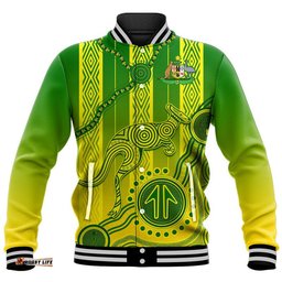 Australia Soccer Baseball Jacket Go Aussie Socceroos With Kangaroo
