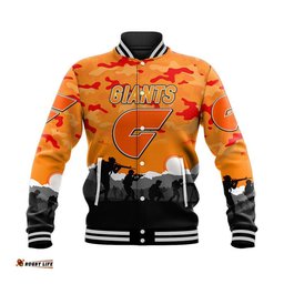Greater Western Sydney Giants ANZAC Baseball Jacket Simple Style