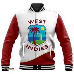 West Indies Windies Cricket Baseball Jacket