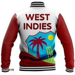 West Indies Windies Cricket Baseball Jacket