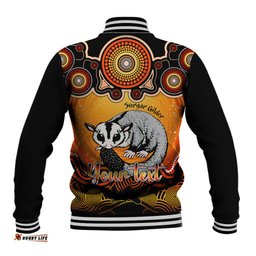 Personalised Australia Gemini Sugar Gilder Zodiac Baseball Jacket Auz Astrology Aboriginal - Red