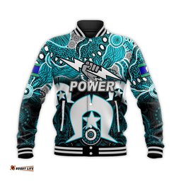 Custom Personalised Power Australian Football Torres Strait Islanders Mix Aboriginal Baseball Jacket