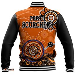 Perth Scorchers Baseball Jacket Cricket Indigenous Aboriginal