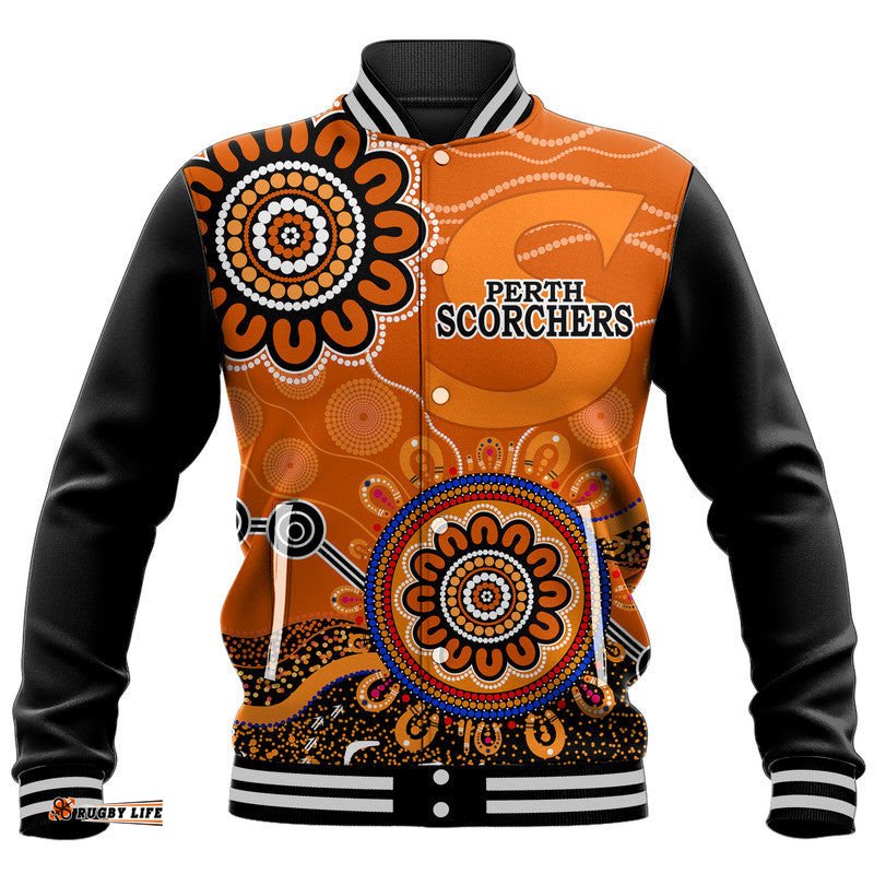 Perth Scorchers Baseball Jacket Cricket Indigenous Aboriginal