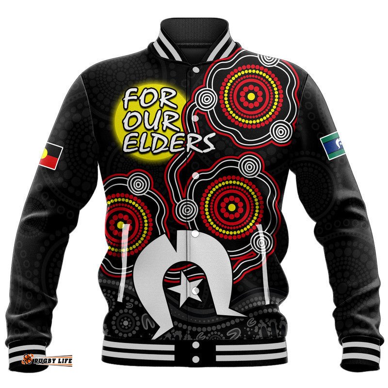 Custom Personalised NAIDOC Baseball Jacket Aboriginal and Torres Strait Islander
