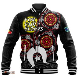 Custom Personalised NAIDOC Baseball Jacket Aboriginal and Torres Strait Islander