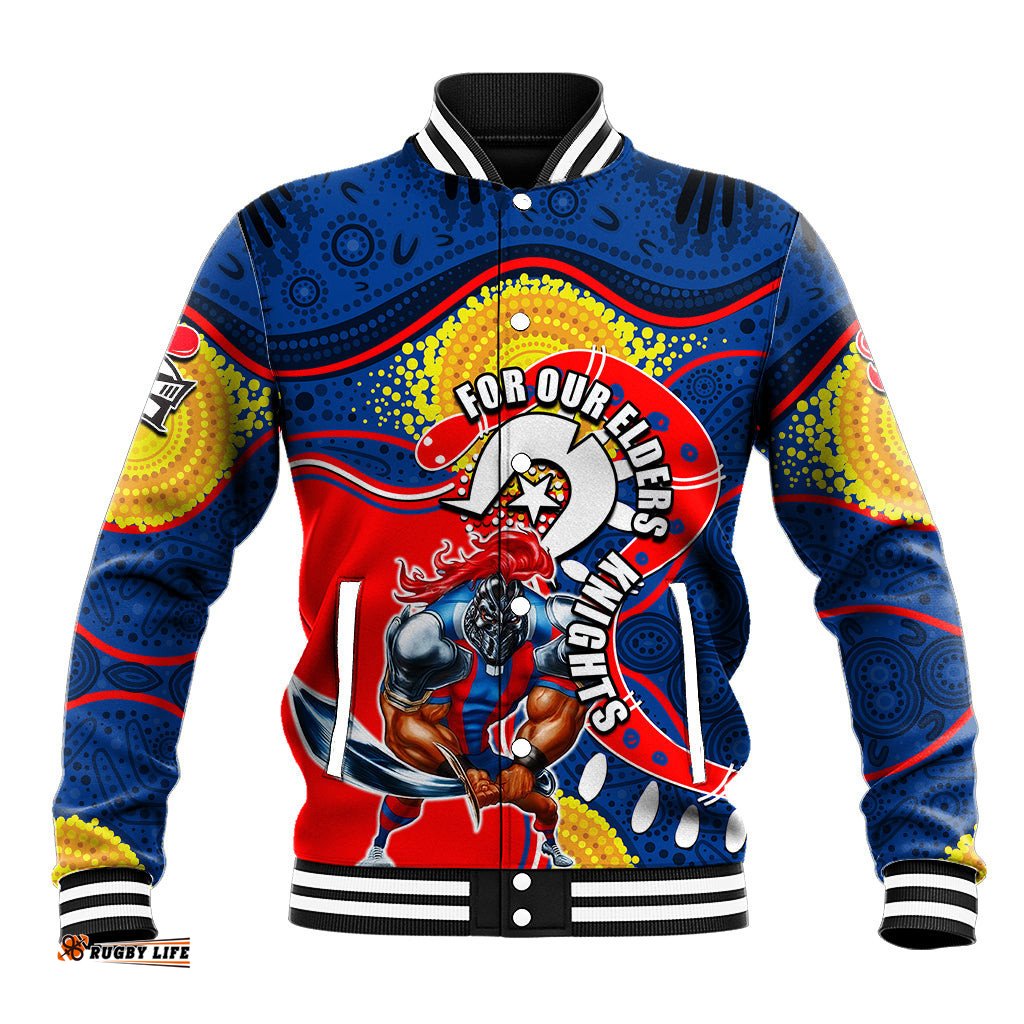 Knights Mascot NRL Baseball Jacket NAIDOC