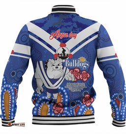 Australia City of Canterbury Bankstown Anzac Day Custom Baseball Jacket - Bulldogs Anzac Quotes Jacket