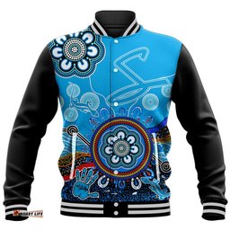 Adelaide Strikers Baseball Jacket Cricket Indigenous Aboriginal Lizard Version