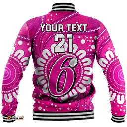 Custom Personalised Sydney Sixers Cricket Baseball Jacket Aboriginal