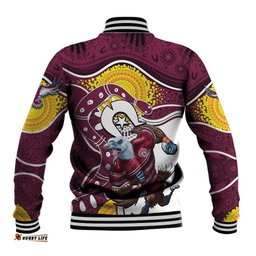 Sea Eagles Mascot NRL Baseball Jacket NAIDOC