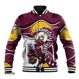 Sea Eagles Mascot NRL Baseball Jacket NAIDOC