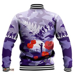 Vibe Hoodie Clothing - New Zealand Anzac Fern And Camouflage Baseball Jacket
