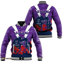Melbourne Storm Anzac Day Camo Baseball Jacket