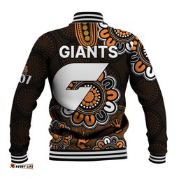 AFL GWS Giants 2012 Aboriginal Baseball Jacket
