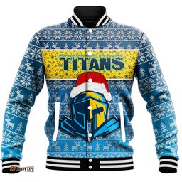 Custom Vibe Hoodie Clothing - Gold Coast Titans Christmas Aboriginal Tattoo Baseball Jackets