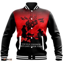 Vibe Hoodie Clothing - Anzac Day For Those Who Leave Never To Ruturn Baseball Jacket