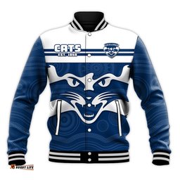 Cats Football Baseball Jacket Geelong Est 1859 Aboriginal Art